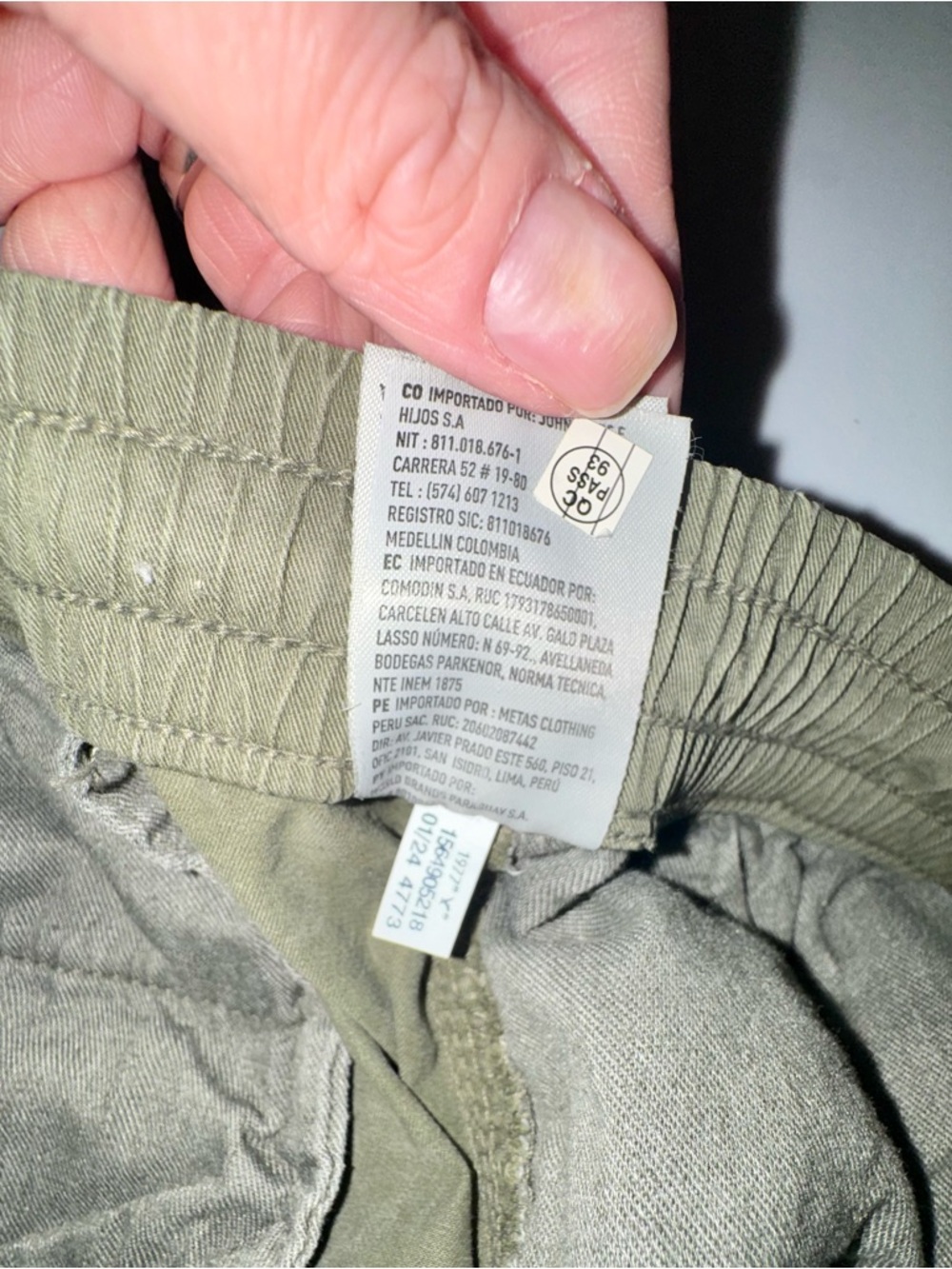 American Eagle Outfitters Olive Green Drawstring Joggers - Picture 10 of 10